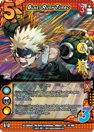 Blast Rush Turbo Card Front