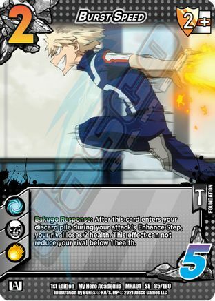 Burst Speed Card Front