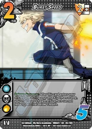 Burst Speed Card Front