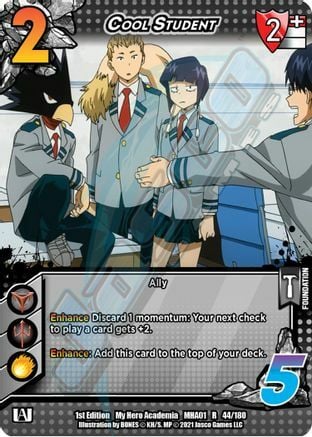 Cool Student Card Front