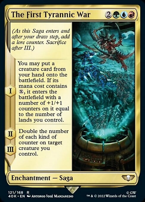 The First Tyrannic War Card Front