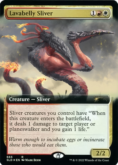 Lavabelly Sliver Card Front