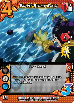 Eat My Sticky Balls Card Front