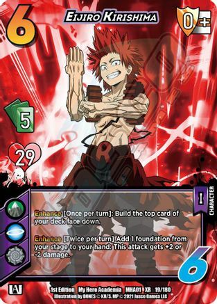 Eijiro Kirishima Card Front