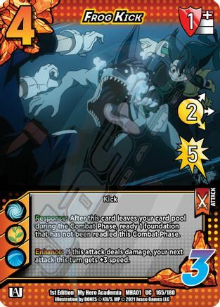 Frog Kick Card Front