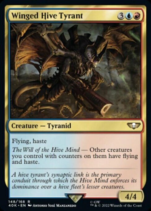 Winged Hive Tyrant Card Front