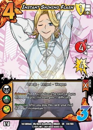 Instant Shining Flash Card Front