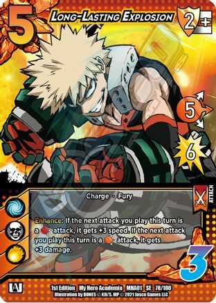 Long-Lasting Explosion Card Front