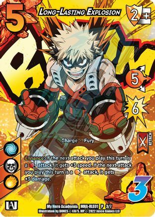 Long-Lasting Explosion Card Front