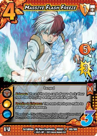 Massive Flash Freeze Card Front
