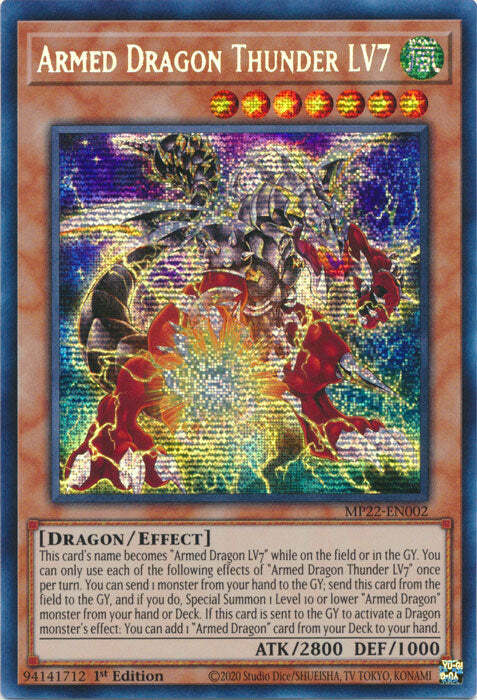 Armed Dragon Thunder LV7 Card Front