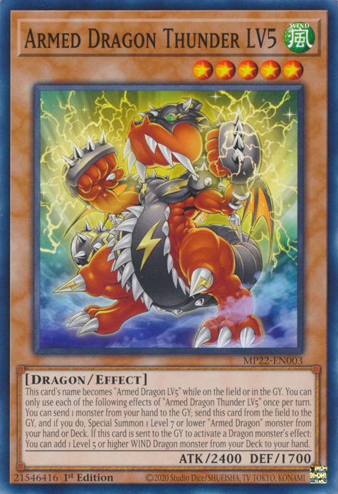 Armed Dragon Thunder LV5 Card Front