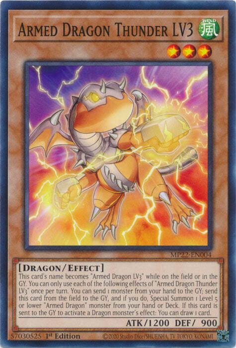 Armed Dragon Thunder LV3 Card Front
