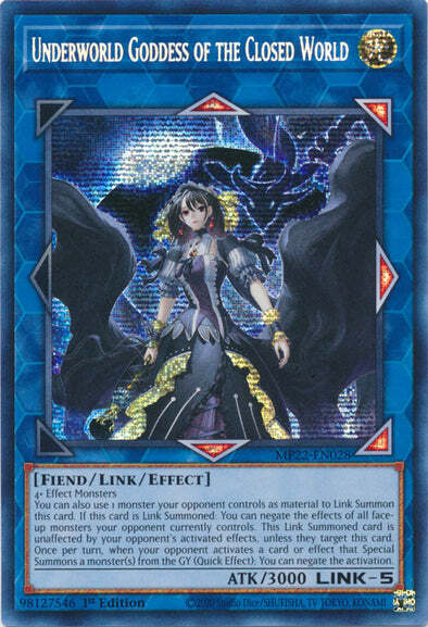 Underworld Goddess of the Closed World Card Front