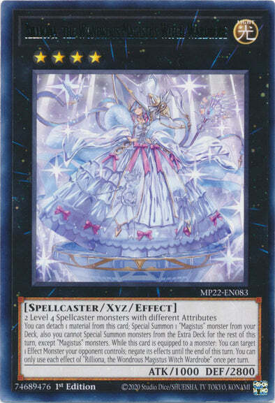 Rilliona, the Wondrous Magistus Witch Wardrobe Card Front