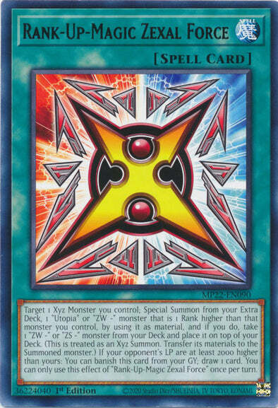 Rank-Up-Magic Zexal Force Card Front
