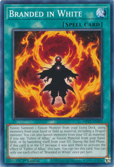 Branded in White Card Front