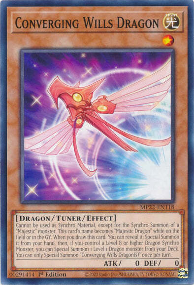 Converging Wills Dragon Card Front