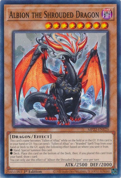 Albion the Shrouded Dragon Card Front