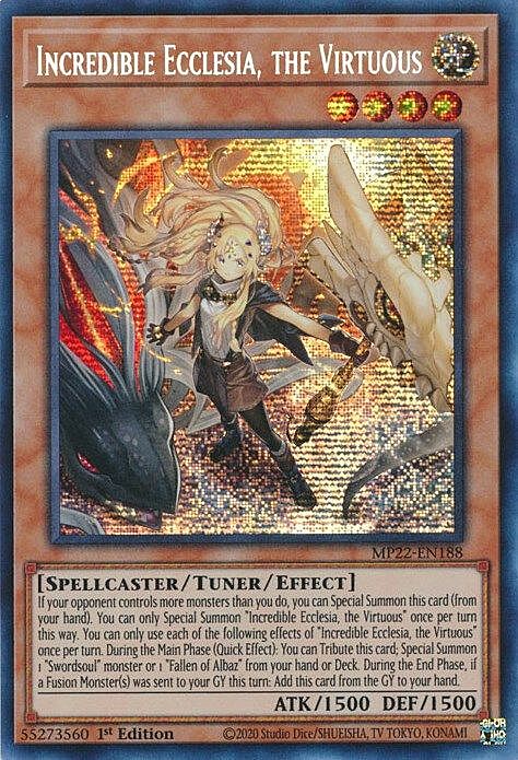 Incredible Ecclesia, the Virtuous Card Front