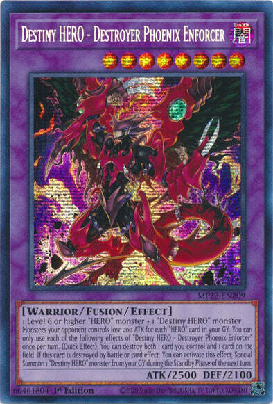 Destiny HERO - Destroyer Phoenix Enforcer Card Front