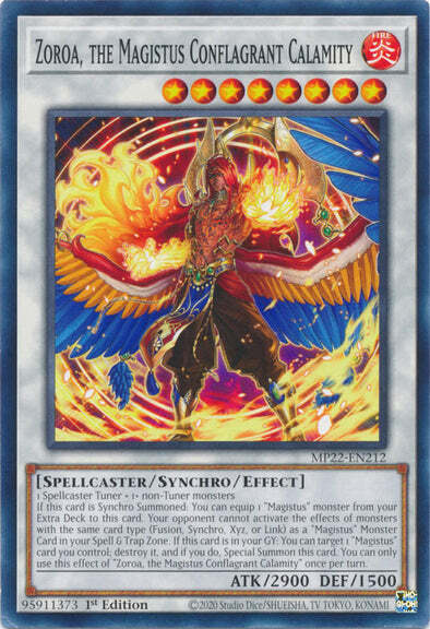 Zoroa, the Magistus Conflagrant Calamity Card Front