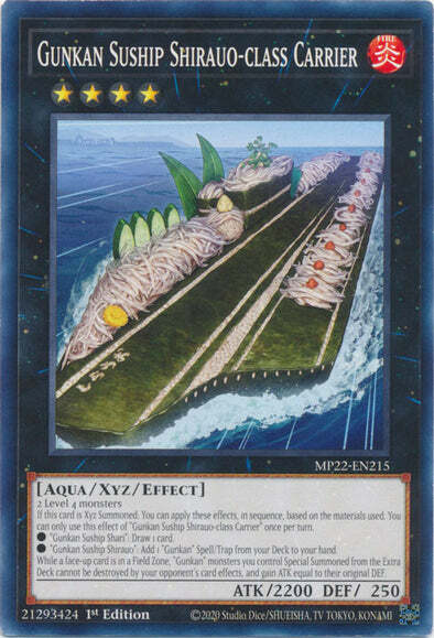 Gunkan Suship Shirauo-class Carrier Card Front