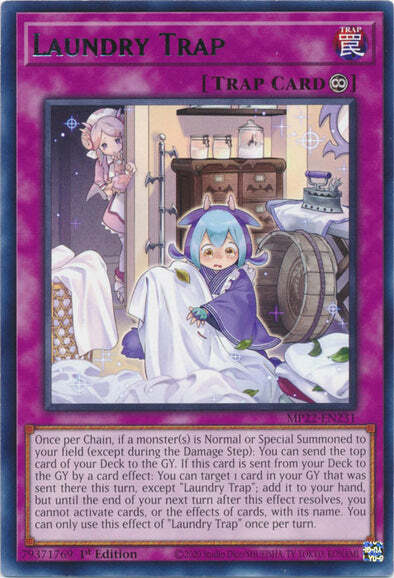 Laundry Trap Card Front