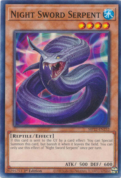 Night Sword Serpent Card Front