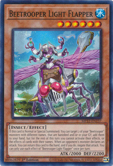 Beetrooper Light Flapper Card Front