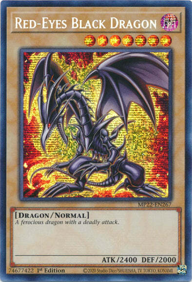 Red-Eyes Black Dragon Card Front