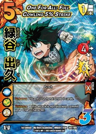 One For All: Full Cowling 5% Strike Card Front