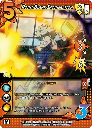 Point Blank Incineration Card Front