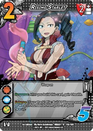 Rising Starlet Card Front