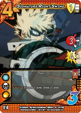 Signature Right Swing Card Front