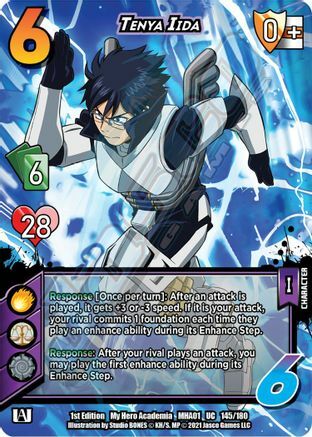 Tenya Iida Card Front
