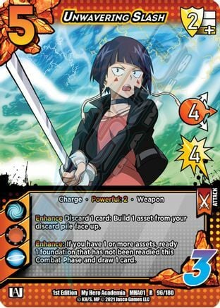 Unwavering Slash Card Front