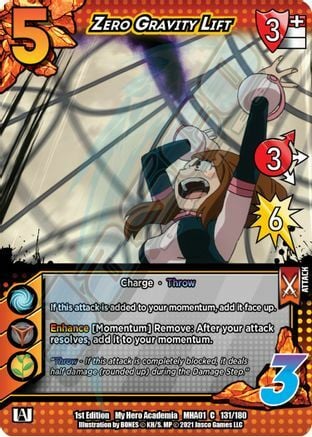 Zero Gravity Lift Card Front