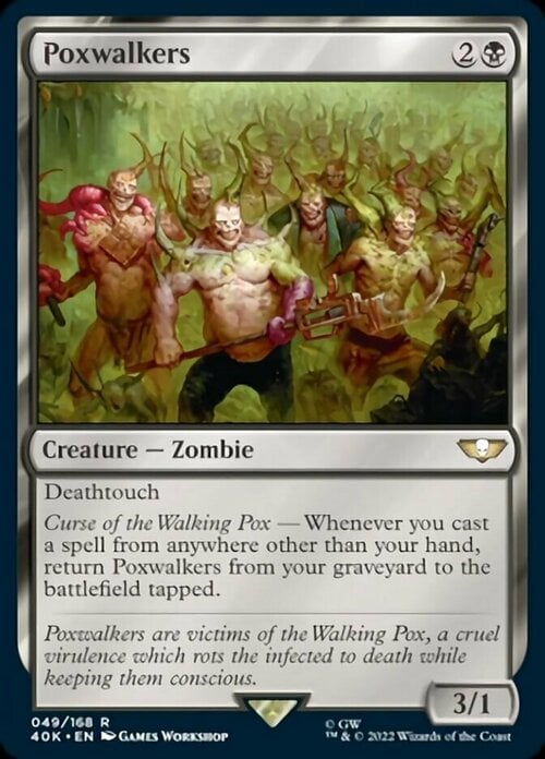 Poxwalkers Card Front