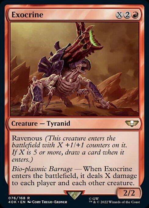 Exocrine Card Front