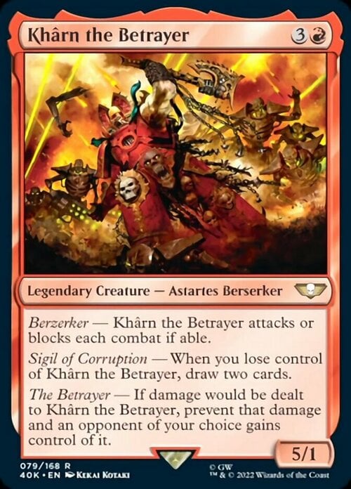 Khârn the Betrayer Card Front