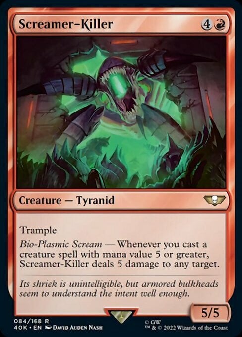 Screamer-Killer Card Front