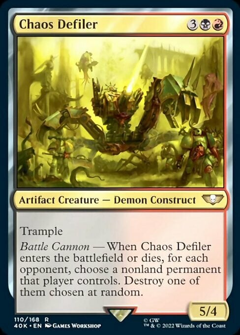 Chaos Defiler Card Front