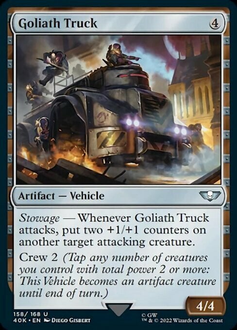 Goliath Truck Card Front