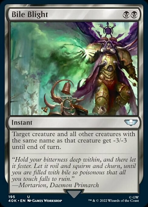 Bile Blight Card Front