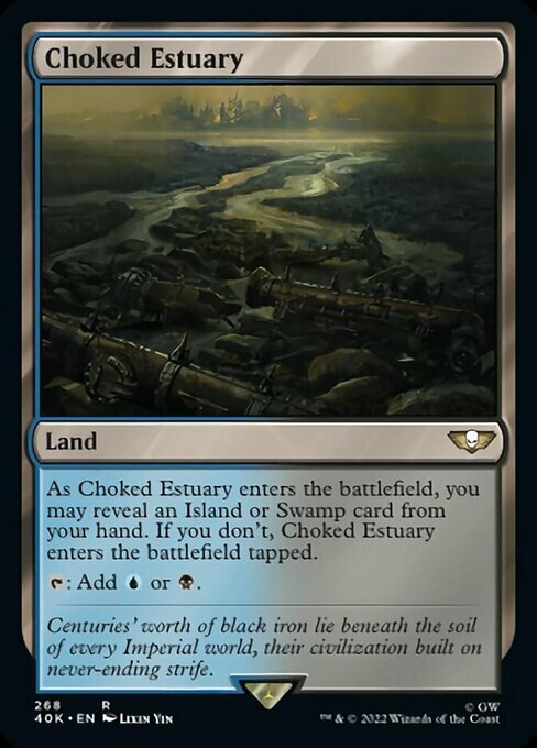 Choked Estuary Card Front