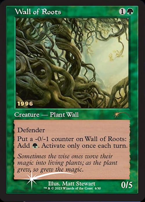 Wall of Roots Card Front