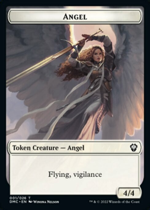 Angel // Phyrexian Card Front