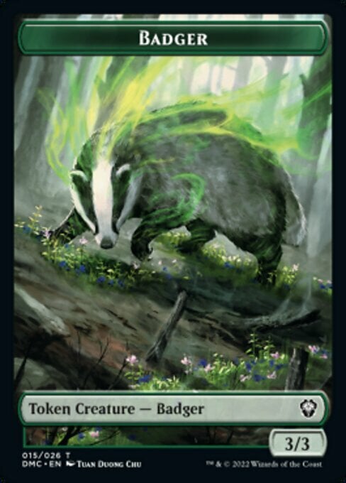 Badger // Saproling Card Front