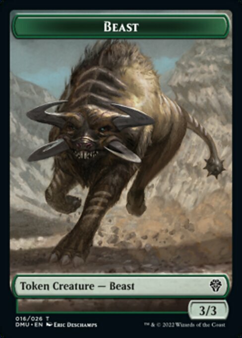 Beast // Phyrexian Card Front